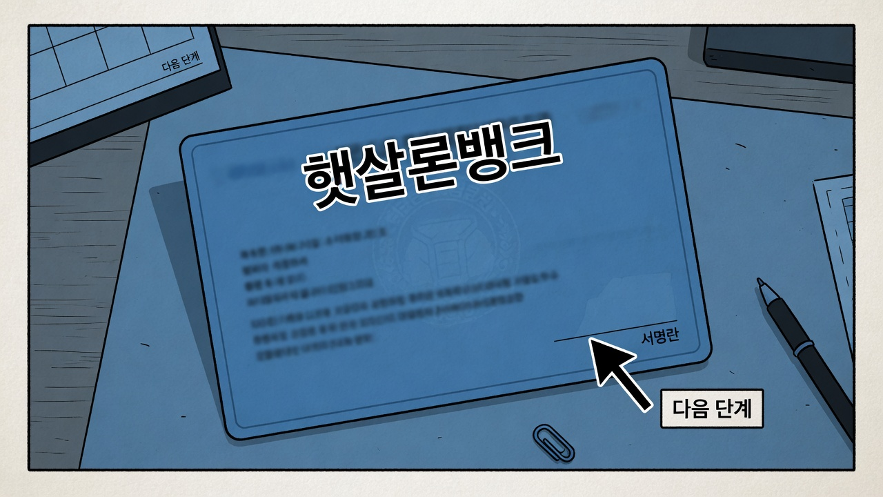 햇살론뱅크 신청 자격 — 신규 보증 종료와 현재 창구 (2026)