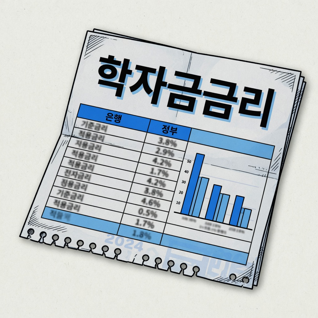 학자금대출 금리 비교 — 취업 후 상환 변동·일반 상환 고정 (2026년 2학기)