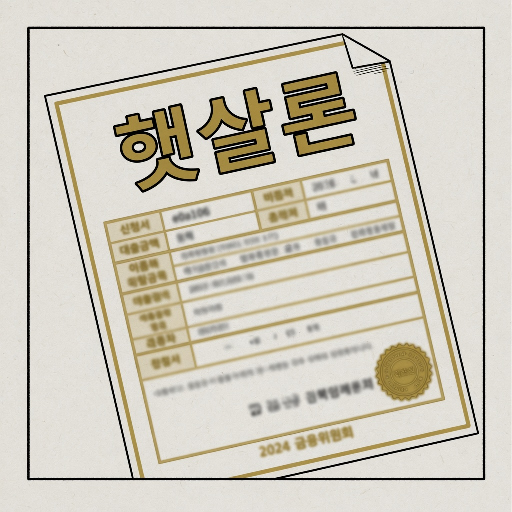 햇살론 신청 자격 — 2026 일반·특례·유스 구분